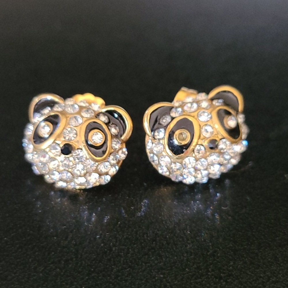 Panda earrings